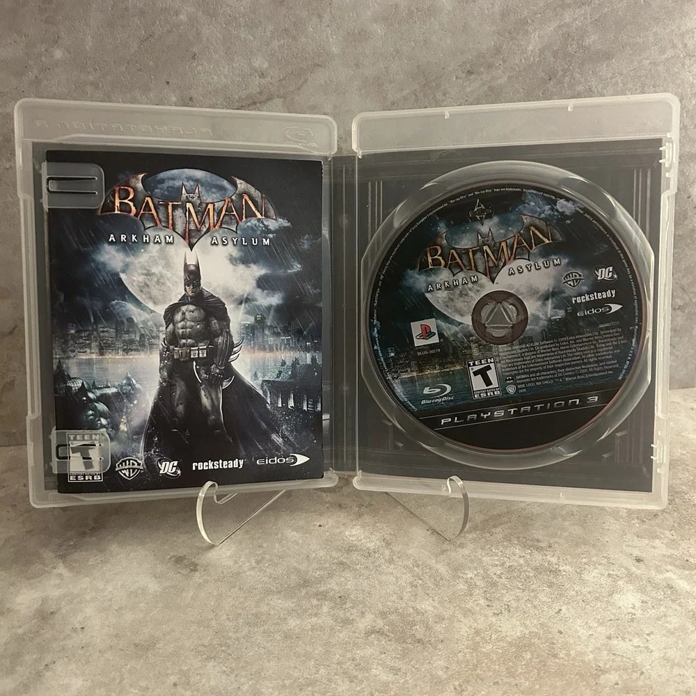 Batman: Arkham Asylum (Sony PlayStation 3, 2009) Complete With Manual PS3 CIB